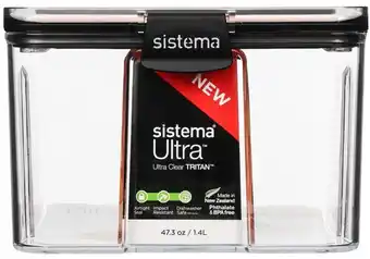 BIG W Sistema Ultra Square Large Container 1.4-Litre offer