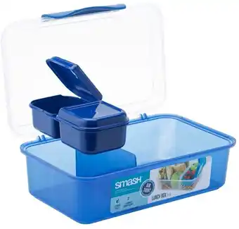 BIG W Smash On The Go Lunch Box 2.1-Litre offer