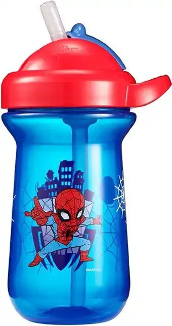 BIG W The First Years Flip Flop Spider-Man Straw Cup 296ml offer