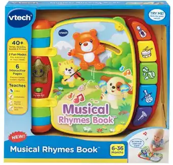 BIG W VTech Musical Rhymes Book offer