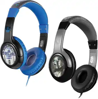 BIG W Star Wars or Mandalorian Comfort-Style Auxiliary Stereo Headphones offer