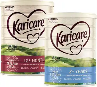 BIG W Karicare Stage 3 or 4 Toddler Milk Drink 900g offer