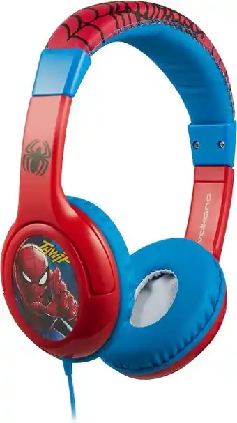 BIG W Spider-Man Comfort-Style Auxiliary Stereo Headphones offer