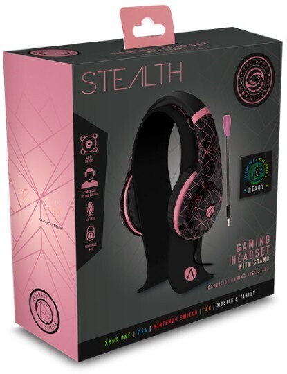 Stealth Rose Gold Gaming Headset Limited Edition Stand offer at