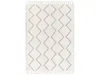 LivingStyles Goa No.02 Hand Tufted Modern Wool Rug, 400x300cm, Cream offer