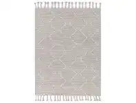 LivingStyles Goa No.02 Hand Tufted Modern Wool Rug, 230x160cm, Grey offer