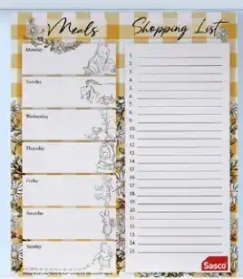 BIG W Sasco Winnie The Pooh Meal/Shopping Planner offer