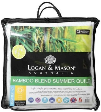 Spotlight 50% off Logan & Mason Bamboo Blend Quilt offer