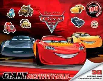 BIG W Disney Cars 3: Giant Colouring Pad offer