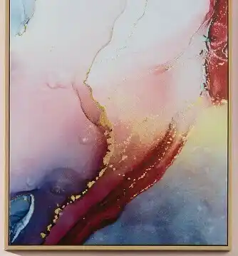 Framed Canvas, Mineral 60 x 80cm