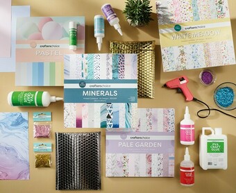 Spotlight 25% off Crafters Choice Paper Pads, Glue, Glue Guns, Glue Sticks & Padded Envelopes offer
