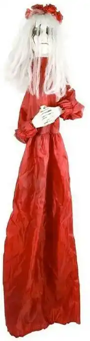 Spotlight 20% off Spooky Hollow Moving & Speaking Hanging Woman 183cm offer
