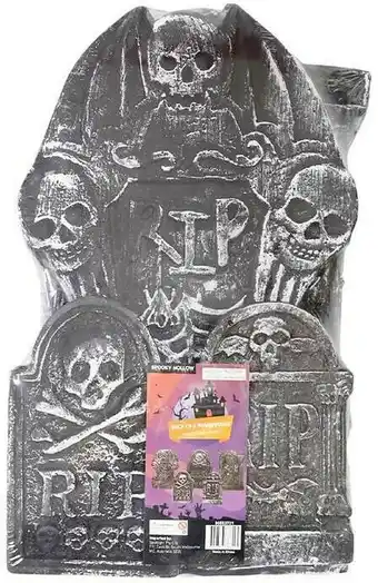 Spotlight 30% off Spooky Hollow Tombstone with Stakes offer