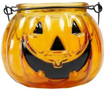 Spotlight 20% off Spooky Hollow Glass Jack O Lantern offer
