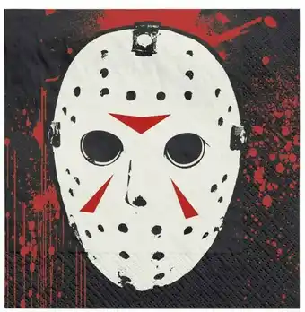 20% off Warners Friday the 13th Napkins