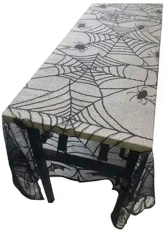 20% off Spooky Hollow Spider Web Tablecloth