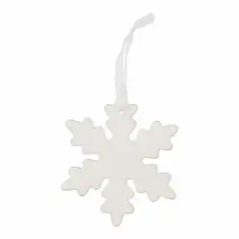 Spotlight Jolly & Joy Ceramic Snowflake 2 Pack offer