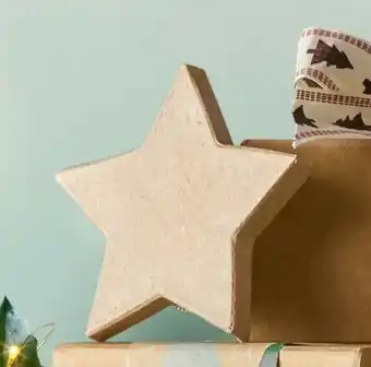 Spotlight Jolly & Joy Papier Mache Star 2 Pack offer