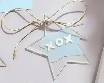 Spotlight 20% off Crafters Choice Acrylic Blank Star Ornament 4 Pack offer