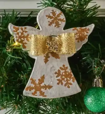 Jolly & Joy Papier Mache Angel 2 Pack