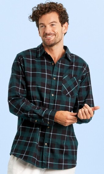 BIG W Brilliant Basics Flannel Shirt offer