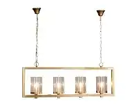 LivingStyles Monrovia Iron PendantÂ Light, Antique Brass offer