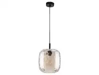 LivingStyles Greta Dimpled Glass Pendant Light, Amber offer