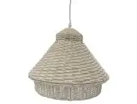 LivingStyles Laurent Paper Raffia Pendant Light, White offer
