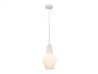 LivingStyles Alba Glass Pendant Light, Small, Opal offer