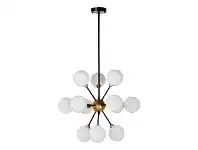 LivingStyles Maddox Iron & Glass Pendant Light, Small offer
