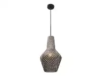 LivingStyles Alba Glass Pendant Light, Large, Smoke offer