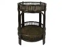 LivingStyles Hawthorne Bamboo Rattan Bar Caddy, Cigar offer