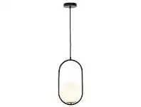 LivingStyles Ava Metal Pendant Light, Black offer