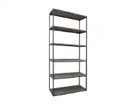 LivingStyles Byrne Mango Wood & Metal Display Shelf offer