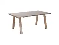 Everett Victoria Ash Timber Dining Table, 220cm