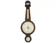 LivingStyles Cobb & Co. Banjo Barometer, Satin Mahogany offer