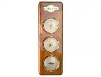 LivingStyles Cobb & Co. 3 in 1 Barometer, Small, Gloss Oak offer