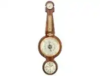 LivingStyles Cobb & Co. Weather Station, Large, Gloss Walnut offer