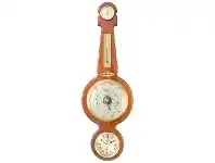 LivingStyles Cobb & Co. Weather Station, Large, Gloss Oak offer