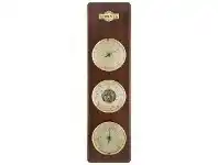 LivingStyles Cobb & Co. 3 in 1 Barometer, Large, Satin Walnut offer