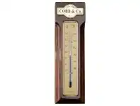 LivingStyles Cobb & Co. Thermometer, Gloss Walnut offer
