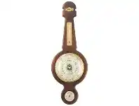 LivingStyles Cobb & Co. Banjo Barometer, Satin Walnut offer