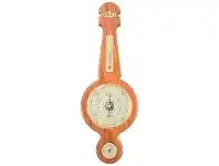 LivingStyles Cobb & Co. Banjo Barometer, Satin Oak offer
