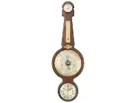 LivingStyles Cobb & Co. Weather Station, Large, Satin Walnut offer