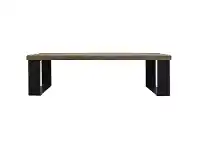 LivingStyles Asyel Heritage Oak & Metal Coffee Table, 140cm offer