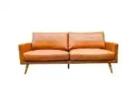 LivingStyles Madrid Leather Sofa, 3 Seater offer