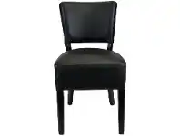 LivingStyles Durafurn Memphis Commercial Grade Faux Leather Club Chair, Wenge / Black offer