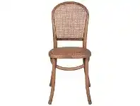 LivingStyles Connel Rattan & Oak Timber Dining Chair offer