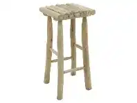 LivingStyles Thiago Teak Timber Indoor / Outdoor Bar Stool offer