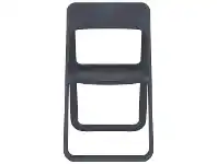 LivingStyles Siesta Dream Indoor / Outdoor Folding Chair, Dark Grey offer
